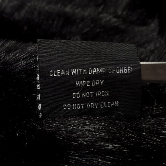 Miletta Full Zip PVC Hooded Coat , Black, Faux Fur Lining, Women's Size Small - Picture 8 of 12